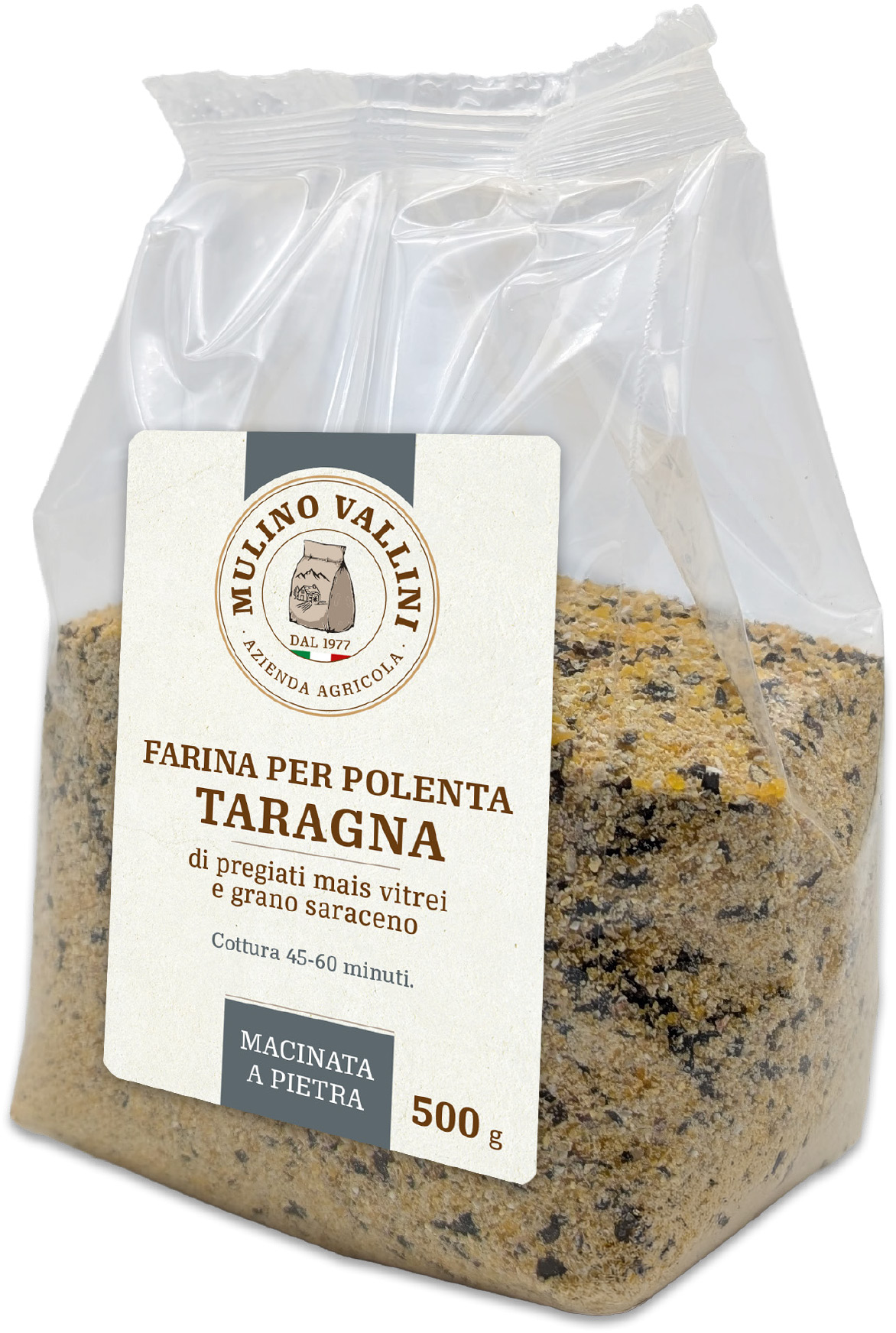 farina per polenta taragna macinata a pietra